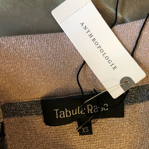 Tabula Rasa Rosetti Striped Metallic Midi Skirt XS - Picture 3 of 5